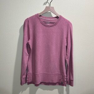 L.L. Bean Women's Size Small Heathered Pink Pullover Sweatshirt